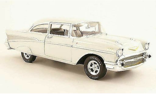Chevrolet Bel Air Coupe 1/18 Highway 61 1957 bianco modellini auto