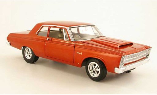 Plymouth Belvedere Super Stock 1/18 Highway 61 A990 orange 1965 modellini auto