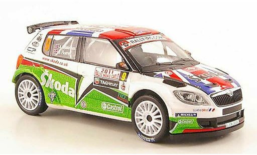 Skoda Fabia S2000 1/43 Abrex No.9 Mikkelsen/Floene Rally Monte Carlo 2011 modellini auto