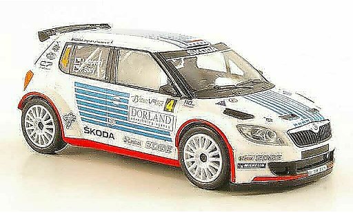 Skoda Fabia S2000 1/43 Abrex No.4 Kopecky/Stary Valasska Rally 2011 modellini auto