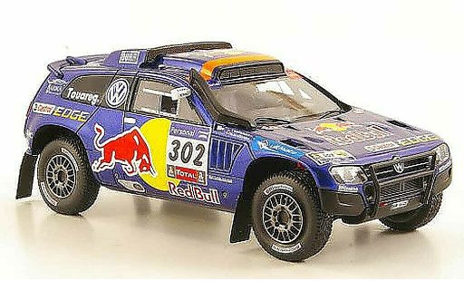 Volkswagen Touareg Dakar 1/43 Spark Race 3 No.302 Red Bull 2011 modellini auto