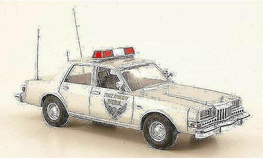 Dodge Diplomat police 1/43 First Response Ohio State Highway Patrol 1985 modellini auto