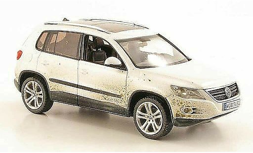 Volkswagen Tiguan Base 1/43 Schuco bianco avec Schmutzpartikeln 2008 modellini auto