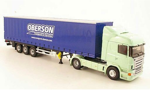 Scania Serie R Highline 1/43 Eligor Transports & Services Oberson Gardinenplanen-Sattelzug modellini auto
