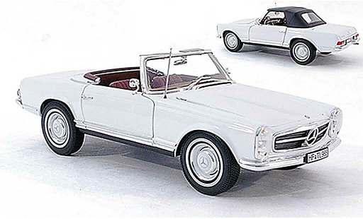 Mercedes 230 Base 1/18 Norev SL (W113) bianco 1963 modellini auto