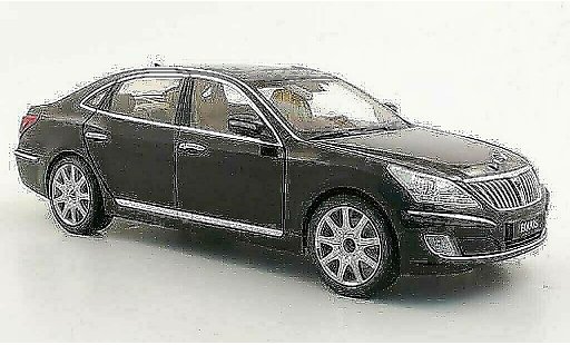 Hyundai Equus Base 1/18 Minikraft nero modellini auto