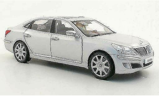 Hyundai Equus Base 1/18 Minikraft grigio metallise modellini auto