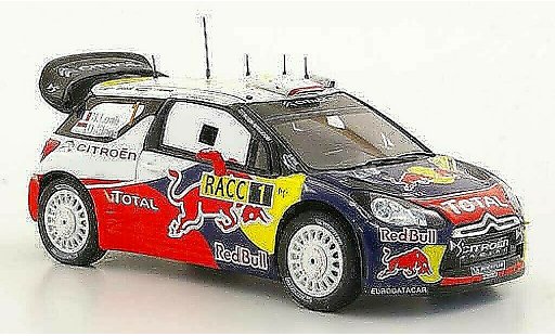 DS Automobiles DS3 WRC 2011 1/43 Spark No.1 S.Loeb / D.Elena Rally Spanien modellini auto