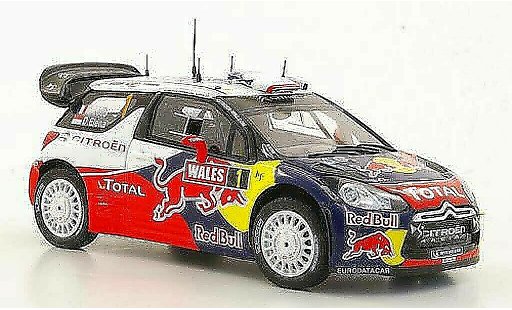 DS Automobiles DS3 WRC 2011 1/43 Spark No.1 S.Loeb / D.Elena Weltmeister Rally Gran Bretagna - Wales modellini auto