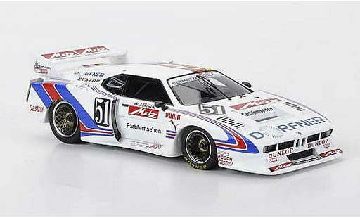 Bmw M1 1981 1/43 Spark No.51 Metz Schnitzer -Team H.-J.pezzo Norisring modellini auto