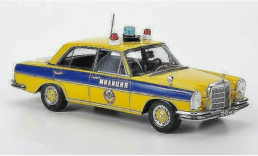 Mercedes 280 SE 1/43 DIP Models (W108) GAI - Milizija Mockba Polizia Moskau 1975 modellini auto