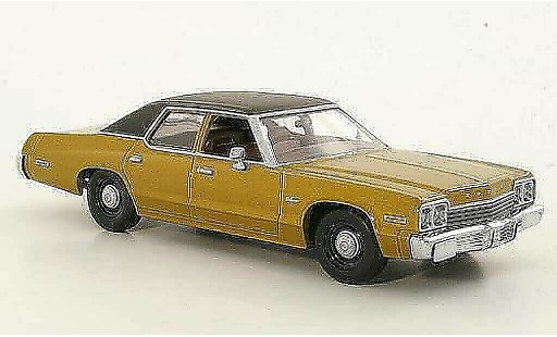 Dodge Monaco 1974 1/43 Minichamps gold/nero modellini auto