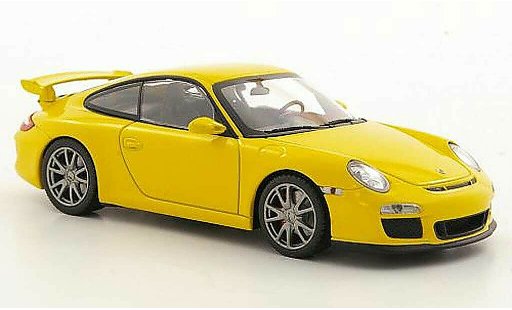Porsche 911 GT3 1/43 Minichamps (II) giallo 2009 modellini auto