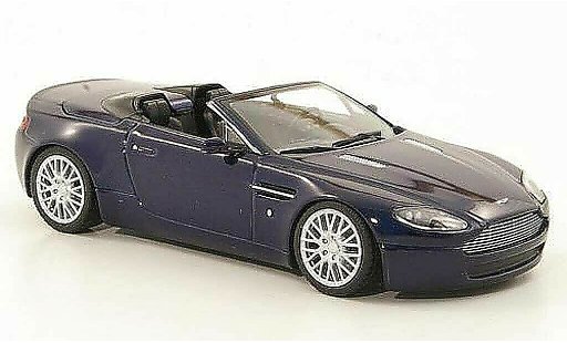 Aston Martin V8 roadster 1/43 Minichamps blu Sondermodell MCW 2008 modellini auto