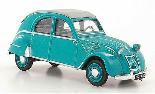 Citroen 2CV Berline 1/43 Vitesse Belgium verde 1956 modellini auto
