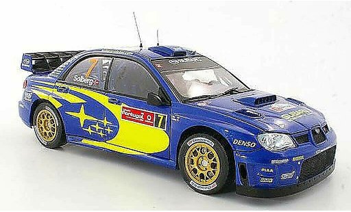 Subaru Impreza WRC 1/18 Sun Star No.7 P.Solberg / P.Mills Rally Portugal 2007 modellini auto