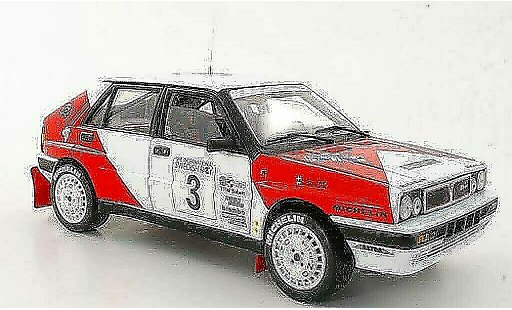 Lancia Delta HF Integrale 1/18 Sun Star No.3 Marlboro M.Ericsson / C.Billstam Rally Svezia 1989 modellini auto
