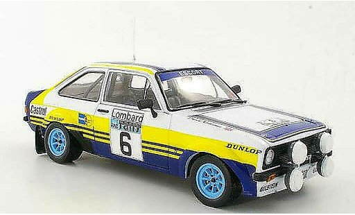 Ford Escort Rally 1/18 Sun Star 1800 No.6 rothmans A.Vatanen / D.Richards Lombard RAC 1979 modellini auto
