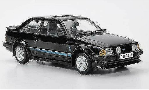 Ford Escort MK3 1/18 Sun Star Turbo nero RHD 1984 modellini auto