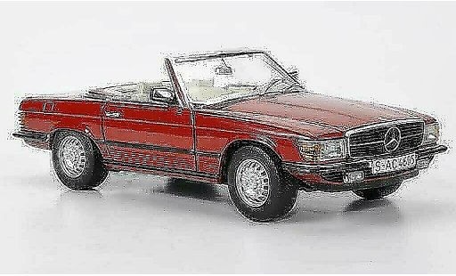 Mercedes 350 Base 1/18 Sun Star rosso 1977 modellini auto