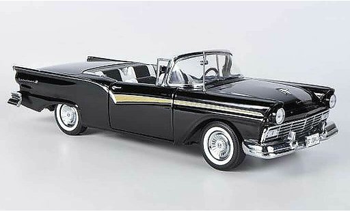 Ford Fairlane 500 Skyliner 1/18 Sun Star nero modellini auto