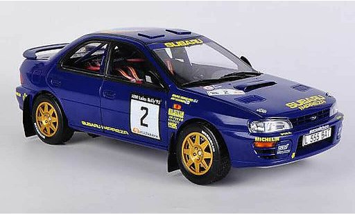 Subaru Impreza 555 1/18 Sun Star No.2 2nd 1000 Lakes Rally 1993 A.Vantanen/B.Berglund modellini auto