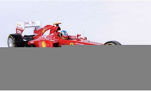 Ferrari F1 F2012 1/18 Hot Wheels No.5 F.Alonso Saison modellini auto