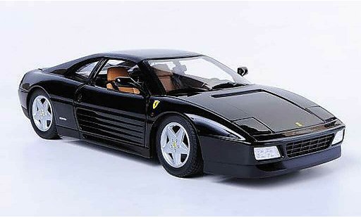 Ferrari 348 tb 1/18 Hot Wheels nero modellini auto