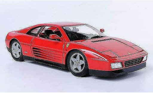 Ferrari 348 tb 1/18 Hot Wheels rosso modellini auto