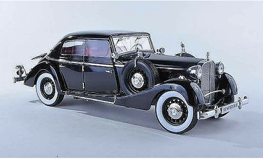 Maybach SW SW38 1/18 Signature 38 cabriolet Spohn nero 4-portes (Premium) 1937 modellini auto