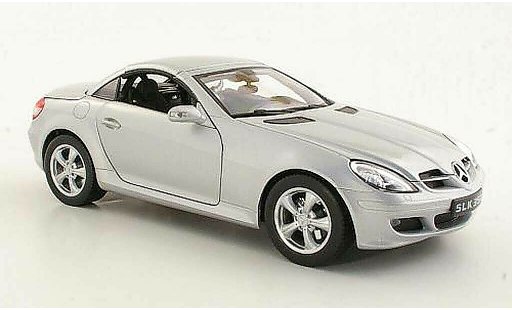 Mercedes Classe SLK Base 1/18 Welly 350 (R171) grigio metallisee 2004 modellini auto