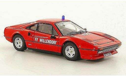 Ferrari 308 GTB 1/43 Best Freiwillige Vigili del fuoco Willendorf (A) 1983 modellini auto