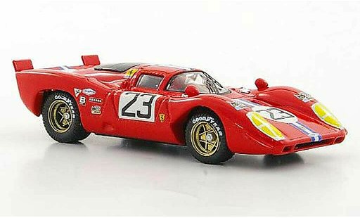 Ferrari 312 P 1/43 Best No.23 NART Chinetti Jr. / Adamowicz Sebring 1970 modellini auto