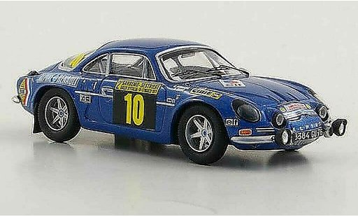 Alpine A110 1600 s 1/43 Trofeu 1600S No.10 B.Darniche / A.Mahe Rally San Remo 1971 modellini auto
