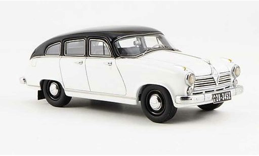 Borgward Hansa 2400 berline 1/43 Neo bianco/nero 1955 modellini auto
