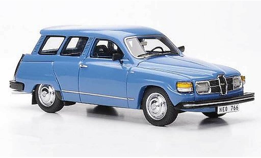 Saab 95 GL 1/43 Neo blu 1979 modellini auto