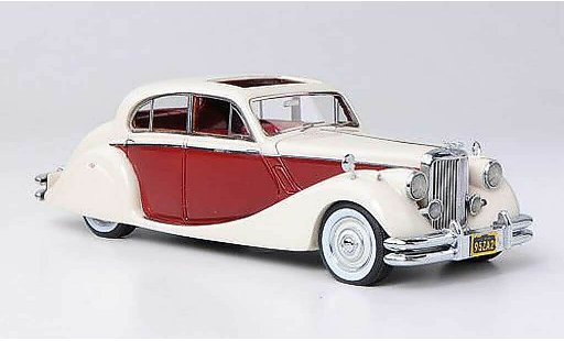 Jaguar MK 5 1/43 Neo beige/rosso LHD 1950 modellini auto