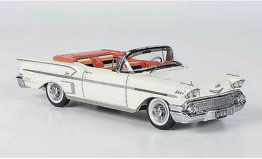 Chevrolet Bel Air Convertible 1/43 Neo 1958 Impala 2-portes Convertibile bianco modellini auto