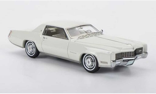 Cadillac Eldorado Coupe 1/43 Neo 2-portes bianco 1968 modellini auto