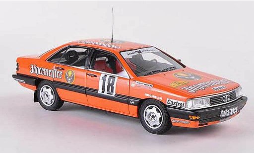 Audi 200 quattro course 1/43 Neo No.18 Jagermeister Rally Baden-Wurttemberg 1987 S.Kottulinsky/M.Tuchler modellini auto