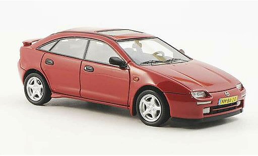 Mazda 323 F (BA) MK2 1/43 Neo rosso 1994 modellini auto