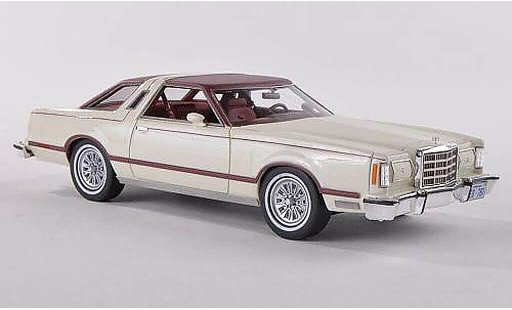 Ford Thunderbird 1977-1979 1/43 Neo bianco/nero-rosso modellini auto