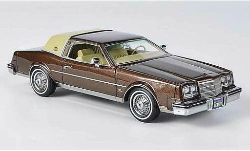 Buick Riviera coupe 1/43 Neo 1982 marrone/beige modellini auto
