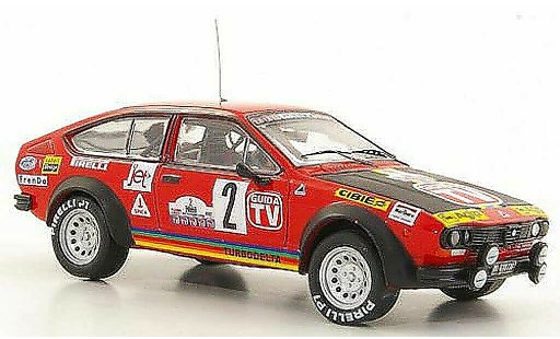 Alfa Romeo Alfetta gtv 2.0 1/43 M4 V Alfetta No.2 Pregliasco / Reisoli Targa Florio 1980 modellini auto