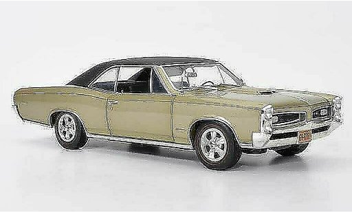 Pontiac GTO Hardtop 1/18 Highway 61 beige/opaco nero 1966 modellini auto