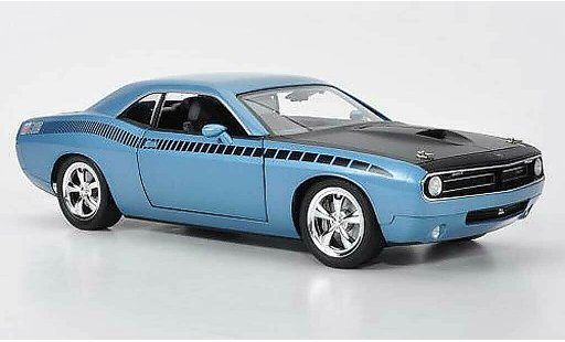 Plymouth Cuda Concept 1/18 Highway 61 AAR blu/opaco nero con Dekoration modellini auto