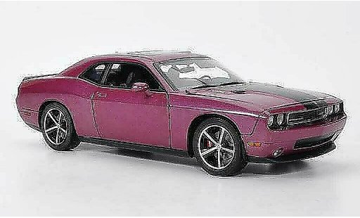 Dodge Challenger 2010 1/18 Highway 61 SRT8 lilla/opaco nero modellini auto