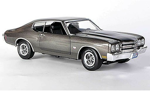 Chevrolet Chevelle SS 1/18 Ertl 1970 SS454 grigio/nero modellini auto