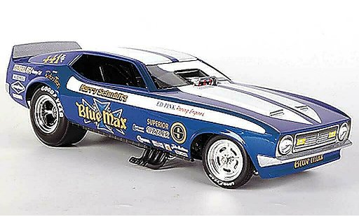 Ford Mustang Funny Car 1/18 Ertl Blue Max R.Tharp NHRA modellini auto