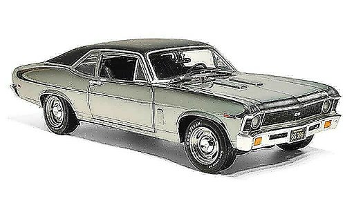 Chevrolet Nova SS 1/18 Ertl 1969 396 chrom/nero modellini auto